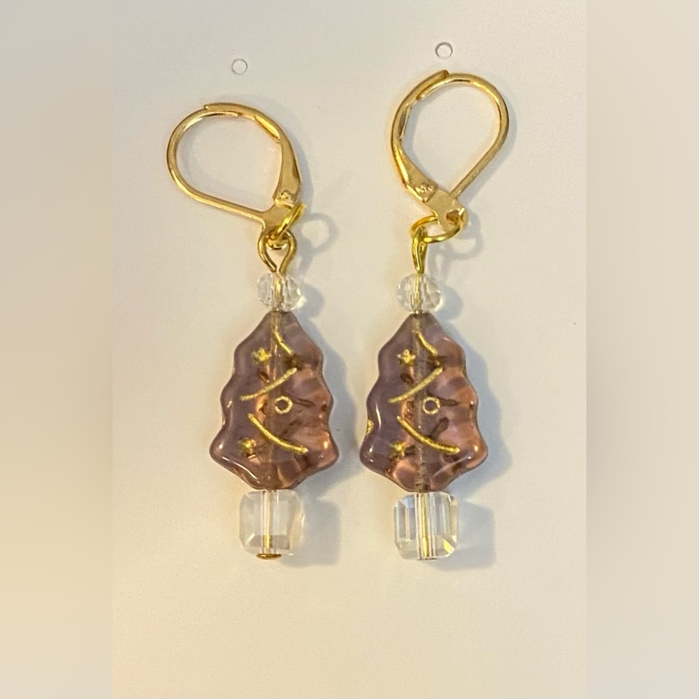 NEW Czech crystal earrings